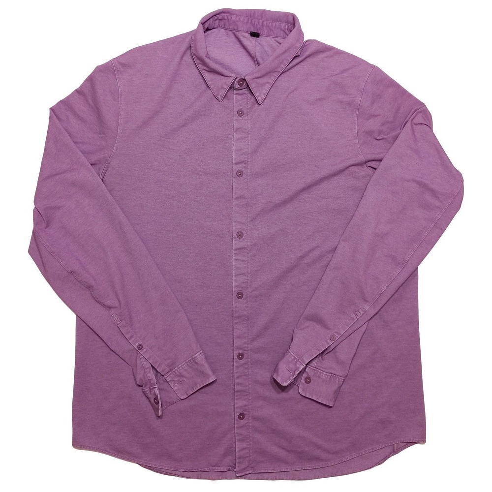 LULULEMON‎ Long Sleeve Commission Button Shirt Purple Men's XXL 2XL